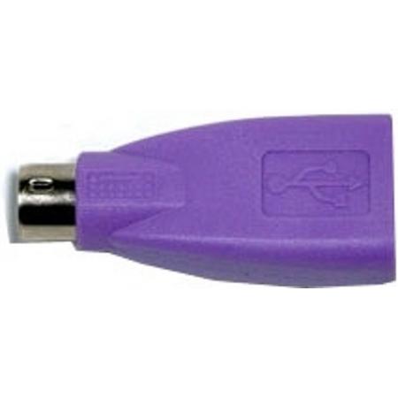 CHERRY 6171784 PS/2 USB A Violet kabeladapter/verloopstukje