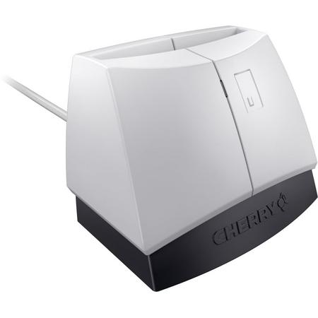 CHERRY SmartTerminal ST-1144 USB 2.0 Zwart, Grijs smart card reader