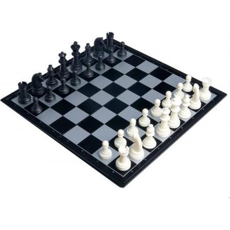 Luxe Inklapbare Schaakbord - Magnetische Schaakbord - Professionele Kunststof Schaakbord – 32x32cm