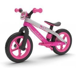 NIEUW -   BMXie 2, loopfiets met voetensteuntje en geïntegreerde voetrem, Roze