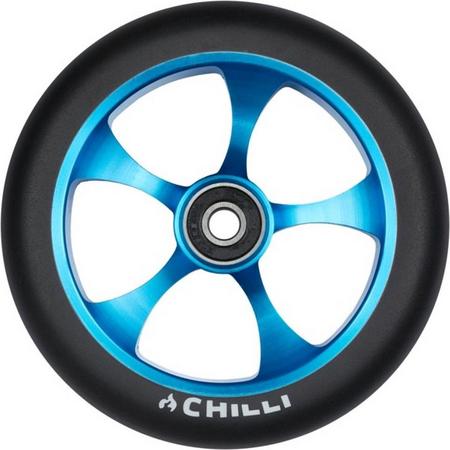 Chilli Pro Scooter Reloaded stuntstep wielen - 120mm - ABEC 9 - Blauw - 1 Stuk