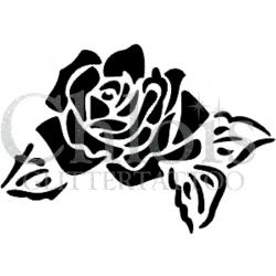 Chloïs Glittertattoo Sjabloon 5 Stuks - Rose Diana - CH3003 - 5 stuks gelijke zelfklevende sjablonen in verpakking - Geschikt voor 5 Tattoos - Nep Tattoo - Geschikt voor Glitter Tattoo, Inkt Tattoo of Airbrush
