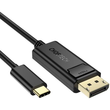 Choetech - USB-C naar DisplayPort kabel - 4K @60Hz - 1.2M - Zwart