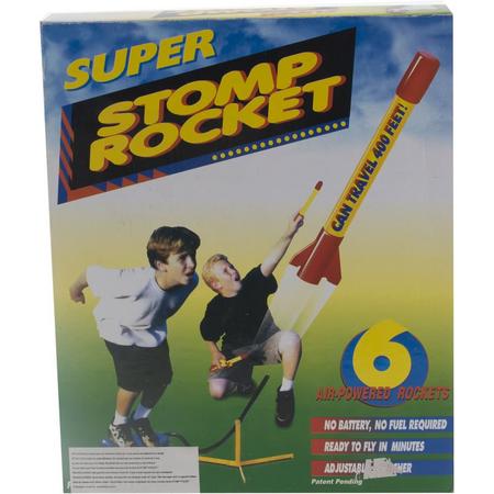 Stomp rocket - 6 air powered rockets
