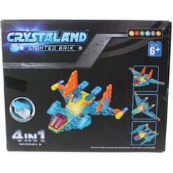 Crystalland lichtgevende bouwset - 51 dlg