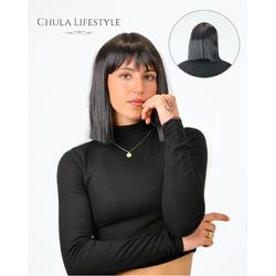 Chula Lifestyle - Haar Pruik - Bob - Zwart - Kort - Nieuw