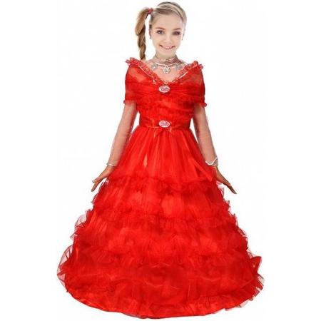 Ciao S.r.l Kostuum Barbie Spaanse Jurk Polyester Rood Mt 104-110