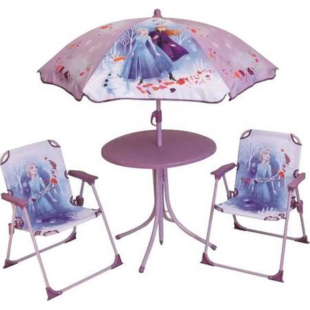 Disney Frozen Tuinsetje /Strandzitje met 2 stoeltjes en een parasol