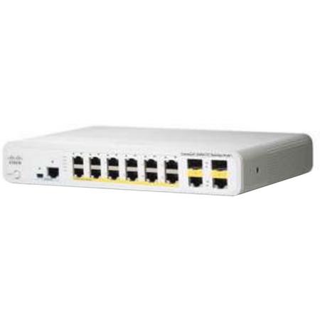 Cisco Catalyst WS-C2960C-12PC-L netwerk-switch Managed L2 Fast Ethernet (10/100) Wit Power over Ethernet (PoE)