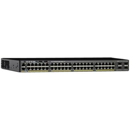 Cisco Catalyst WS-C2960X-48FPS-L netwerk-switch Managed L2/L3 Gigabit Ethernet (10/100/1000) Zwart Power over Ethernet (PoE)