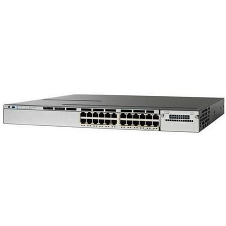 Cisco Catalyst WS-C3850-24U-L Managed Gigabit Ethernet (10/100/1000) Power over Ethernet (PoE) 1U Zwart, Grijs netwerk-switch