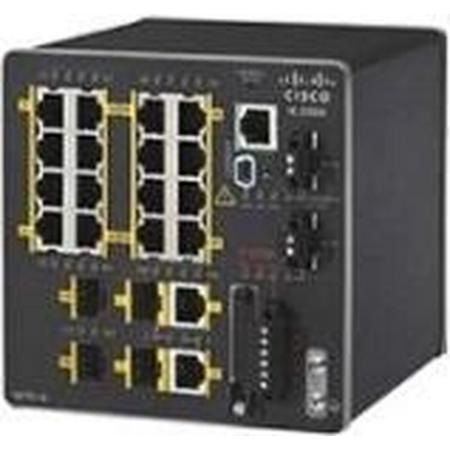 Cisco IE-2000-16TC-B netwerk-switch Managed L2 Fast Ethernet (10/100) Zwart