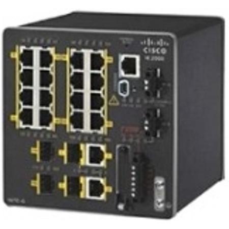 Cisco IE-2000-16TC-G-N netwerk-switch Managed L2 Fast Ethernet (10/100) Zwart