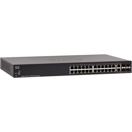 Cisco SF250-24P Managed L2/L3 Fast Ethernet (10/100) Zwart 1U Power over Ethernet (PoE)