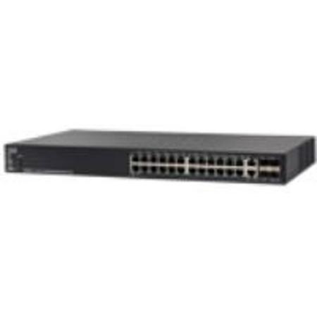 Cisco SF550X-24P-K9 Managed L3 Fast Ethernet (10/100) Power over Ethernet (PoE) 1U Zwart