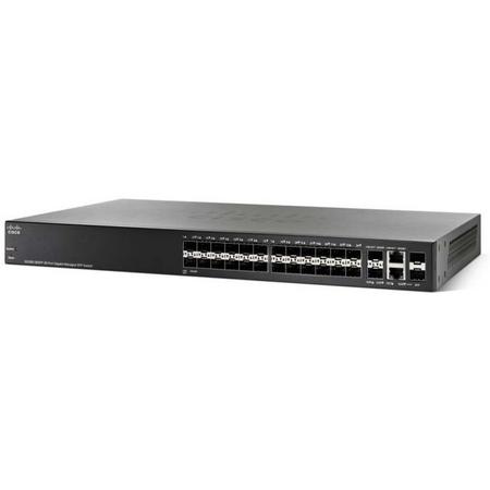 Cisco SG350-28SFP Managed L2/L3 Gigabit Ethernet (10/100/1000) 1U Zwart