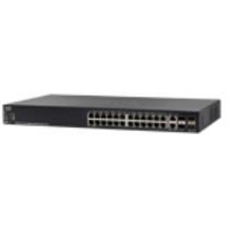 Cisco SG550X-24MP-K9 Managed L3 Gigabit Ethernet (10/100/1000) Power over Ethernet (PoE) 1U Zwart