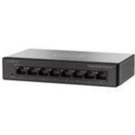 Cisco Small Business SF110D-08HP Unmanaged L2 Fast Ethernet (10/100) Zwart Power over Ethernet (PoE)