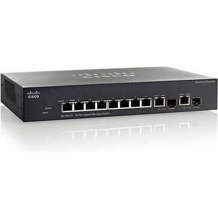 Cisco netwerk-switches SG350-10P
