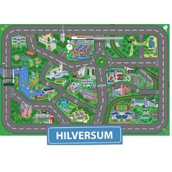Speelkleed Hilversum City-Play - Autokleed - Verkeerskleed - Speelmat Hilversum