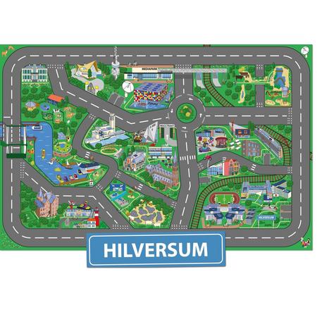 Speelkleed Hilversum City-Play - Autokleed - Verkeerskleed - Speelmat Hilversum
