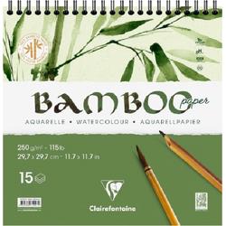 Clairefontaine - Bamboo Aquarel Papier - 29,7x29,7cm - 250g