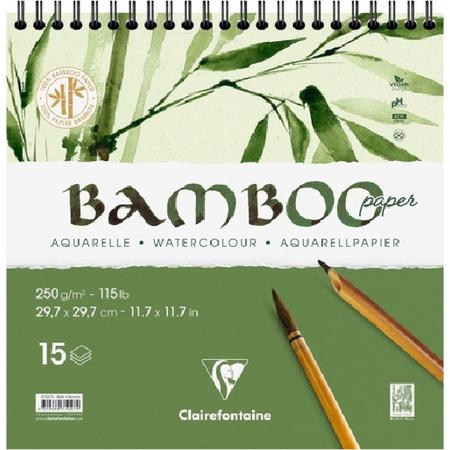 Clairefontaine - Bamboo Aquarel Papier - 29,7x29,7cm - 250g