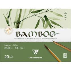 Clairefontaine Bamboo Paper Block Aquarelpapier 250 grams