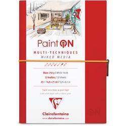Clairefontaine PaintON travel journal mixed-media - Hoogwit, gladder papier
