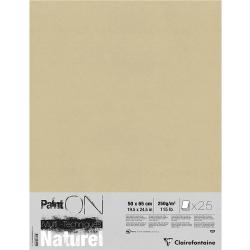 Clairefontaine Paint’ON Naturel 50x65cm Sheets