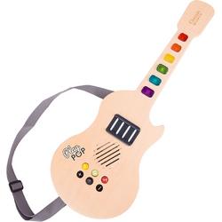 CLASSIC WORLD Houten lichtgevende elektrische gitaar voor kinderen