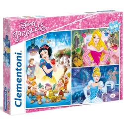 Puzzel 3x48 stukjes Disney Princess