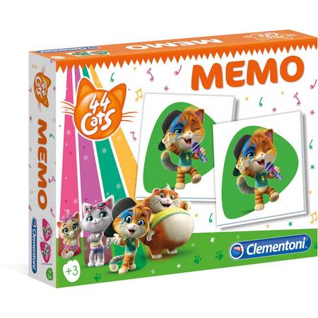 Clementoni - Memo Pocket - 44 Cats - Educatief spel