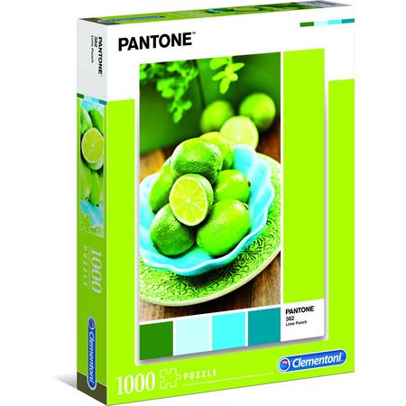 Clementoni - Pantone puzzel - Lime Punch - 1000 stukjes