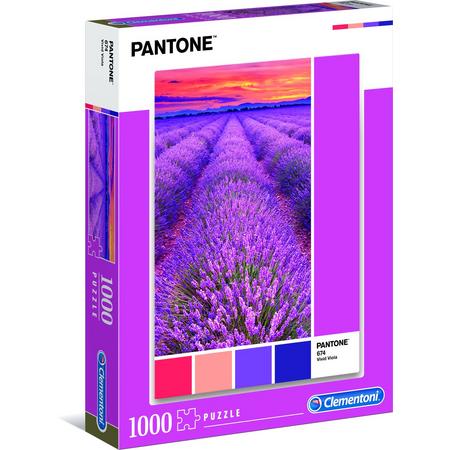 Clementoni - Pantone puzzel - Vivid Viola - 1000 stukjes