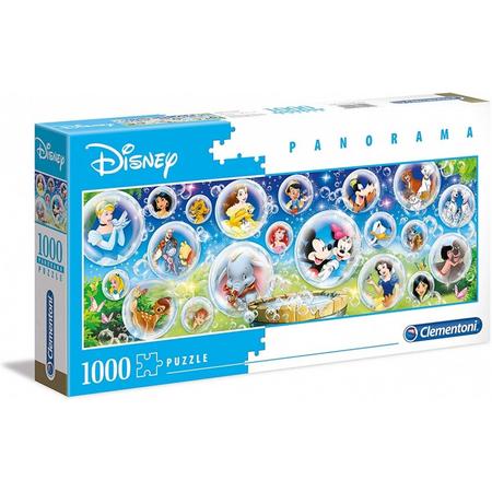 Clementoni - puzzel Disney Panorama - Classic 1000 stukjes - puzzels kinderen
