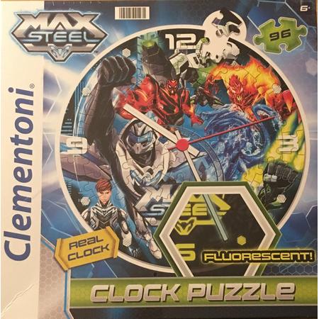 Clementoni Clock Puzzel Max Steel