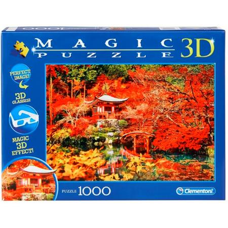 Clementoni Japanse dromen puzzel 1000 stukjes 3d in de herfst