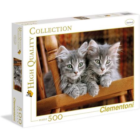 Clementoni Legpuzzel High Quality Collection - Kittens 500 Stukjes