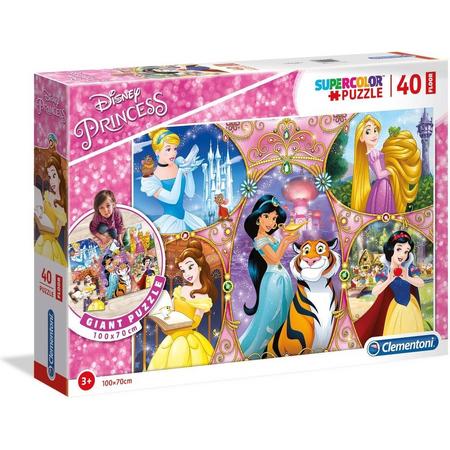 Clementoni Legpuzzel Maxi Disney Princess 40 Stukjes