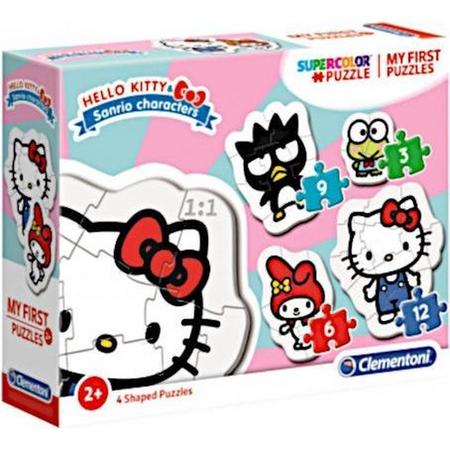 Clementoni Legpuzzel My First Puzzle Hello Kitty 4 Puzzels