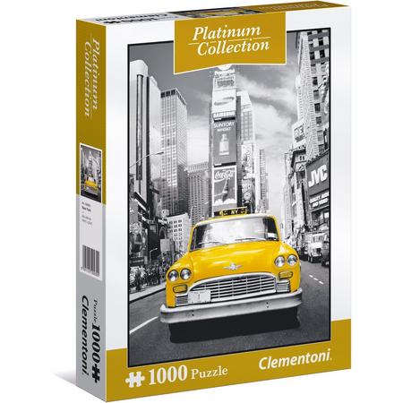 Clementoni Legpuzzel Platinum Collection - New York Taxi 1000 Stukjes
