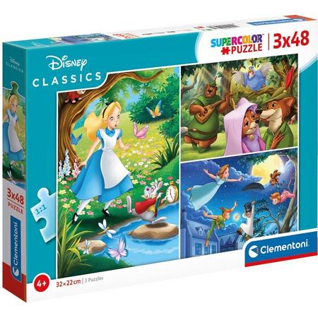 Clementoni Legpuzzels Disney Junior Karton 144 Stukjes 3-delig