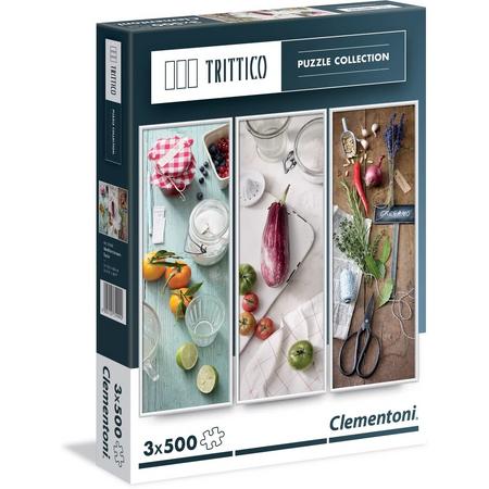 Clementoni Mediterranean Taste - Trittico 1500stuk(s)
