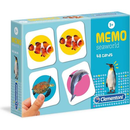 Clementoni Memory-spel Waterwereld Junior 48-delig