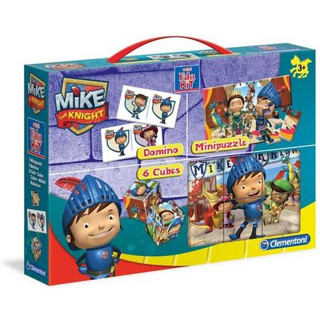 Clementoni Mike de Ridder - Mini Edukit 3 in 1 - Domino - Minipuzzel en kubuspuzzel