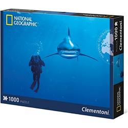 Clementoni National Geographic - Whitetip Shark - 1000 Stukjes Haai