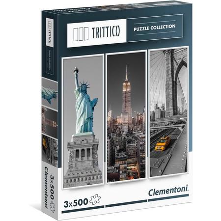 Clementoni New York - Trittico 1500stuk(s)