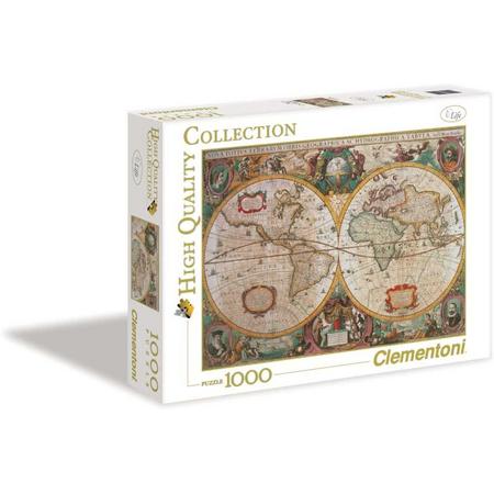 Clementoni Puzzel Old Map - 1000 stukjes