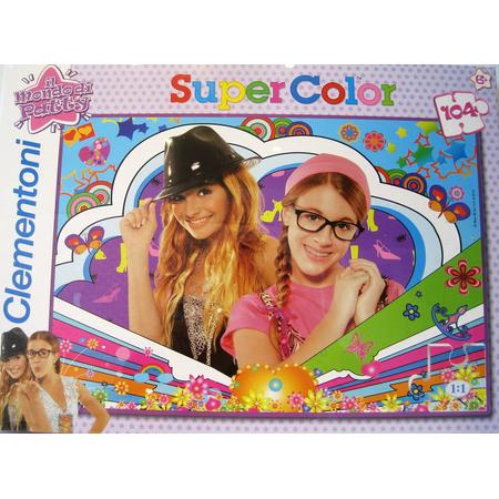 Clementoni Super Color puzzel - 104 stukjes - De wereld van Patty